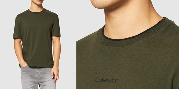 Camiseta Calvin Klein Center Logo Chollo