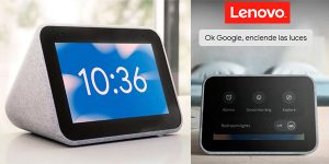 Chollo Despertador inteligente Lenovo Smart Clock con Asistente de Google