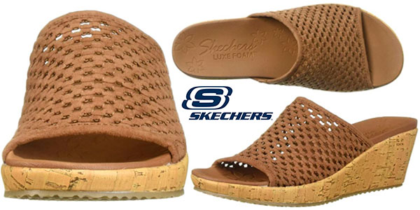 sandalias skecher para mujer