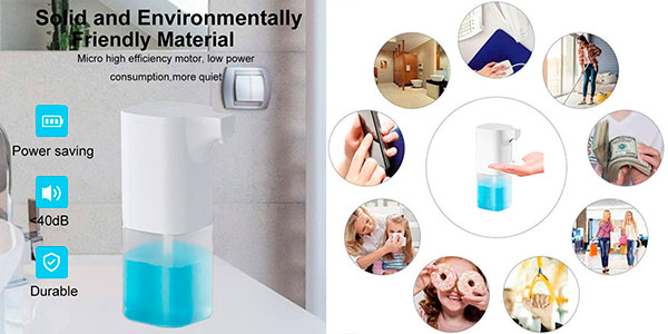 Dispensador automático de jabón con sensor infrarrojo de 350 ml barato