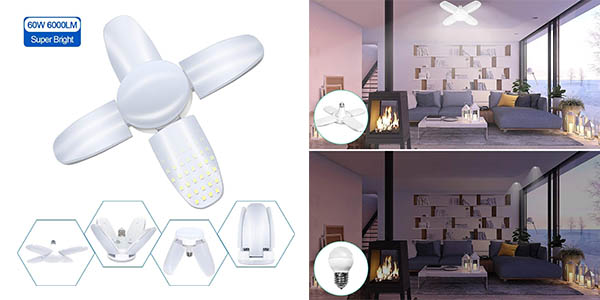 Chollo Luz de garaje Eleganted de 60W por sólo 13,99€ (26% de descuento)