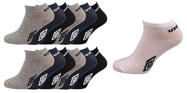 Pack De 12 Pares De Calcetines Tobilleros Para Hombre - Tallas 10-13, 80% Algodón, Para Todas Las Estaciones