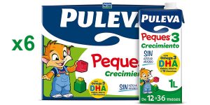 Pack x6 Leche de crecimiento Puleva Peques 3 barato en Amazon