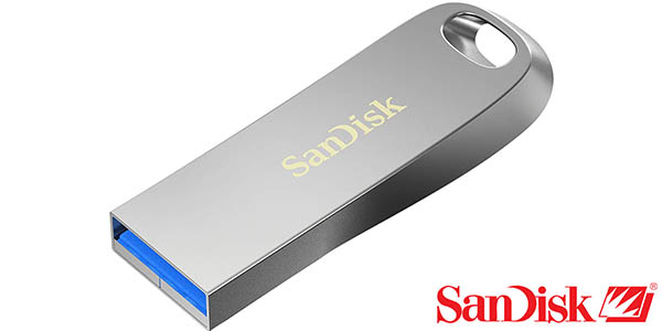 Pendrive SanDisk Ultra Luxe de 128 GB USB 3.1