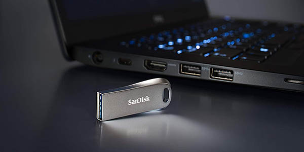 Pendrive SanDisk Ultra Luxe de 128 GB USB 3.1 barato