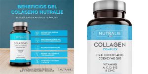 Envase 60 Cápsulas Nutralie Colágeno + Ácido Hialurónico + Coenzima Q10 + Vitaminas A, C, D y B12 + Zinc barato en Amazon