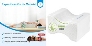 Almohada de bambú Viewstar para dormir entre las piernas barata en Amazon