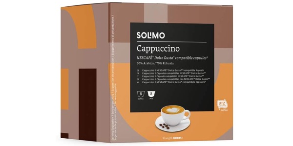 cápsulas Solimo Cappuccino compatibles con Dolce Gusto