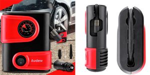 Chollo Mini compresor portátil Audew 12V DC