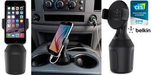 Chollo Soporte Belkin de smartphone para portavasos de coche