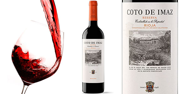 Chollo Vino tinto Coto de Imaz Reserva DO Rioja de 75 cl