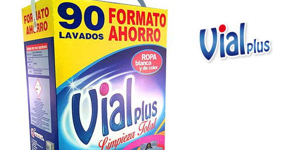 Maleta Detergente Vialplus Limpieza Total 90 Cacitos chollo en Amazon