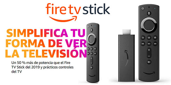 ▷ Chollo  Fire TV Stick 4K UHD por sólo 34,99€ con envío gratis (-50%)