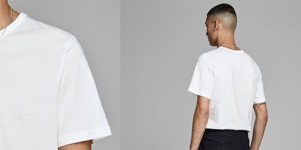 Pack x2 Camisetas básicas Jack & Jones para hombre chollo en Amazon