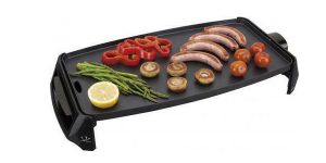 Plancha de asar Jata GR195 con bandeja recolectora de salsas y 2.200 W barata en Amazon