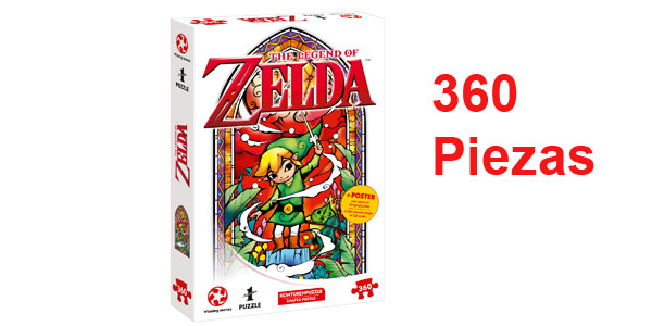 Puzle Winning Moves The Legend of Zelda Link The Wind'sWaker Requiem de 360 piezas barato en Amazon