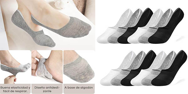 Rovtop calcetines invisibles unisex oferta