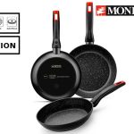 Set x3 Sartenes Monix Titan Rock de 20, 24 y 28 cm de aluminio forjado baratas en AliExpress Plaza