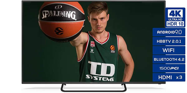 Smart TV TD Systems K58DLX11HS UHD 4K HDR de 58"