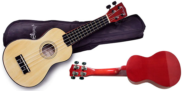 Ukelele soprano Martin Smith con funda
