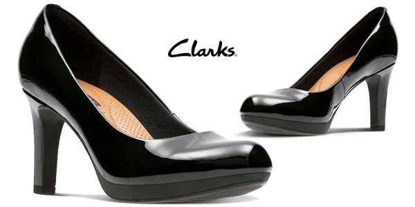 Zapatos de salón Clarks Adriel Viola para mujer baratos en Amazon