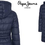 Abrigo largo Pepe Jeans Linna con capucha para mujer barato en Amazon