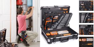 Caja de herramientas Tacklife con 136 piezas barata en Amazon