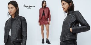 Chaqueta de cuero Pepe Jeans Lenna para mujer barata en Amazon