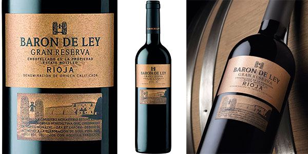Chollo Vino tinto Baron de Ley Gran Reserva de 750 ml con D.O. Rioja