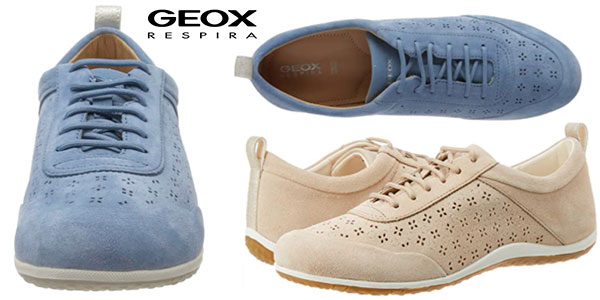 Geox Zapatillas de Mujer Zapatos En Lona Con Cuña Verano Cordones Elástico  38 39  eBay