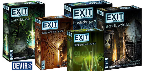Devir Exit juegos de escape room baratos