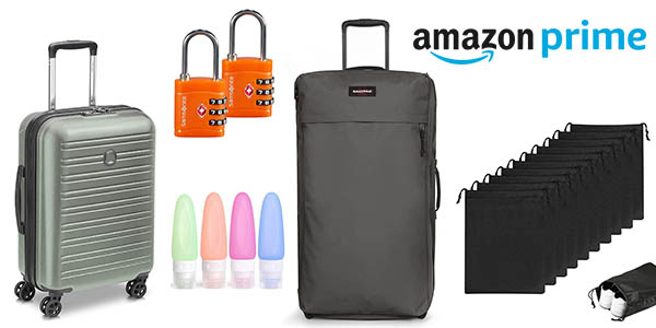 equipaje y complementos de viaje promoción Prime Day de Amazon
