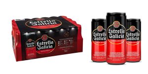 Estrella Galicia en lata de 330 ml barata en Amazon