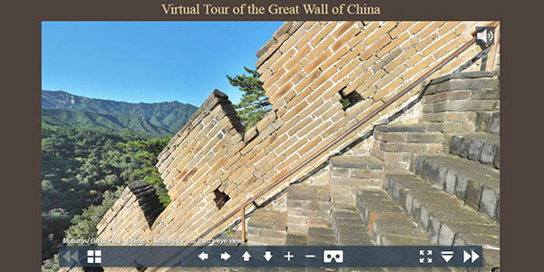Gran Muralla China visita online gratis