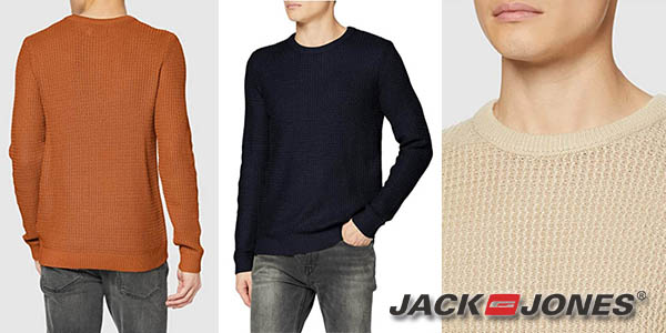 Jack Jones Jorflow Knit Crew Neck suéter a precio de chollo
