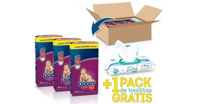 Pack x156 Pañales Braguita Dodot Activity Pants Talla 3 (6-11 kg) + 1 Pack 48 Toallitas para bebé barato en Amazon