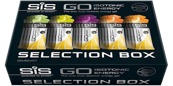 Pack de 20 geles isotónicos SiS Go de sabores variados