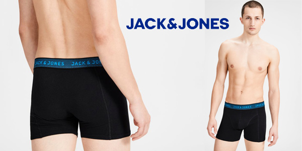 Pack x3 Boxers Jack & Jones Sense para hombre chollo en Amazon