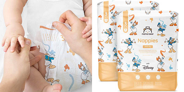 Pack x172 pañales Mama Bear Disney de talla 3 (4-9 kg)