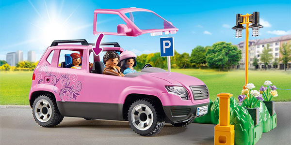 Playmobil City Life Coche Familiar con Parking oferta en Amazon