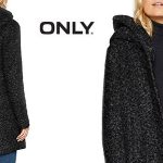 Abrigo de lana Only Onlsedona Boucle Wool Coat para mujer chollo en Amazon