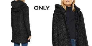 Abrigo de lana Only Onlsedona Boucle Wool Coat para mujer chollo en Amazon