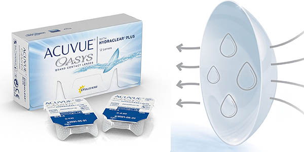 Acuvue Oasis with Hydraclear plus lentillas baratas