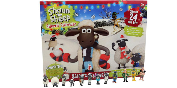 Calendario de Adviento de la Oveja Shaun para niños barato en Amazon