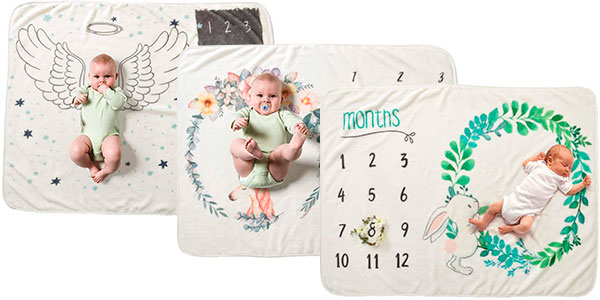 Chollo Mantita Decdeal de 70 x 102 cm para bebé 
