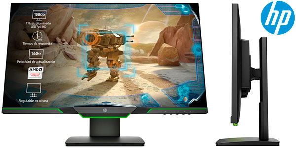 Chollo Monitor Gaming HP 25x Full HD de 24,5" 