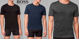 Chollo Pack de 3 camisetas Hugo Boss para hombre