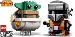 Chollo Set El Mandaloriano y El Niño de LEGO Star Wars BrickHeadz