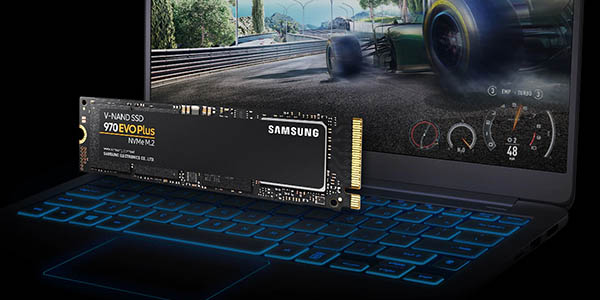 Disco SSD Samsung 970 EVO Plus de 2 TB NVMe M.2 en Amazon