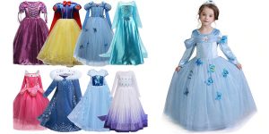 Disfraces de princesas Disney baratos en AliExpress